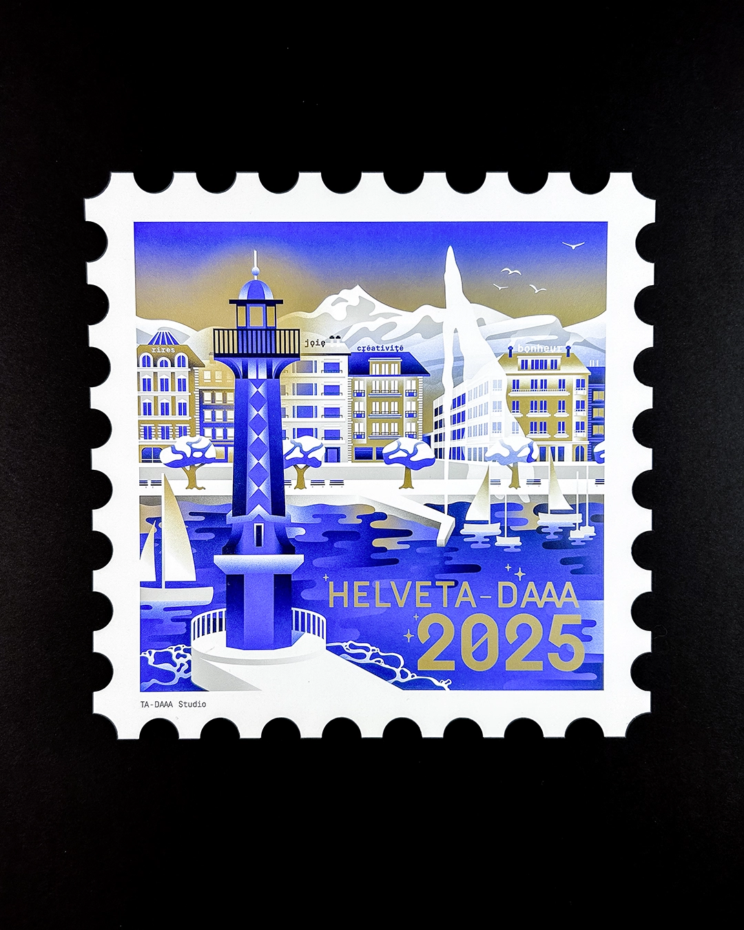 Ta-Daaa-Carte-Voeux-2025-Timbre-Illustration-Geneve