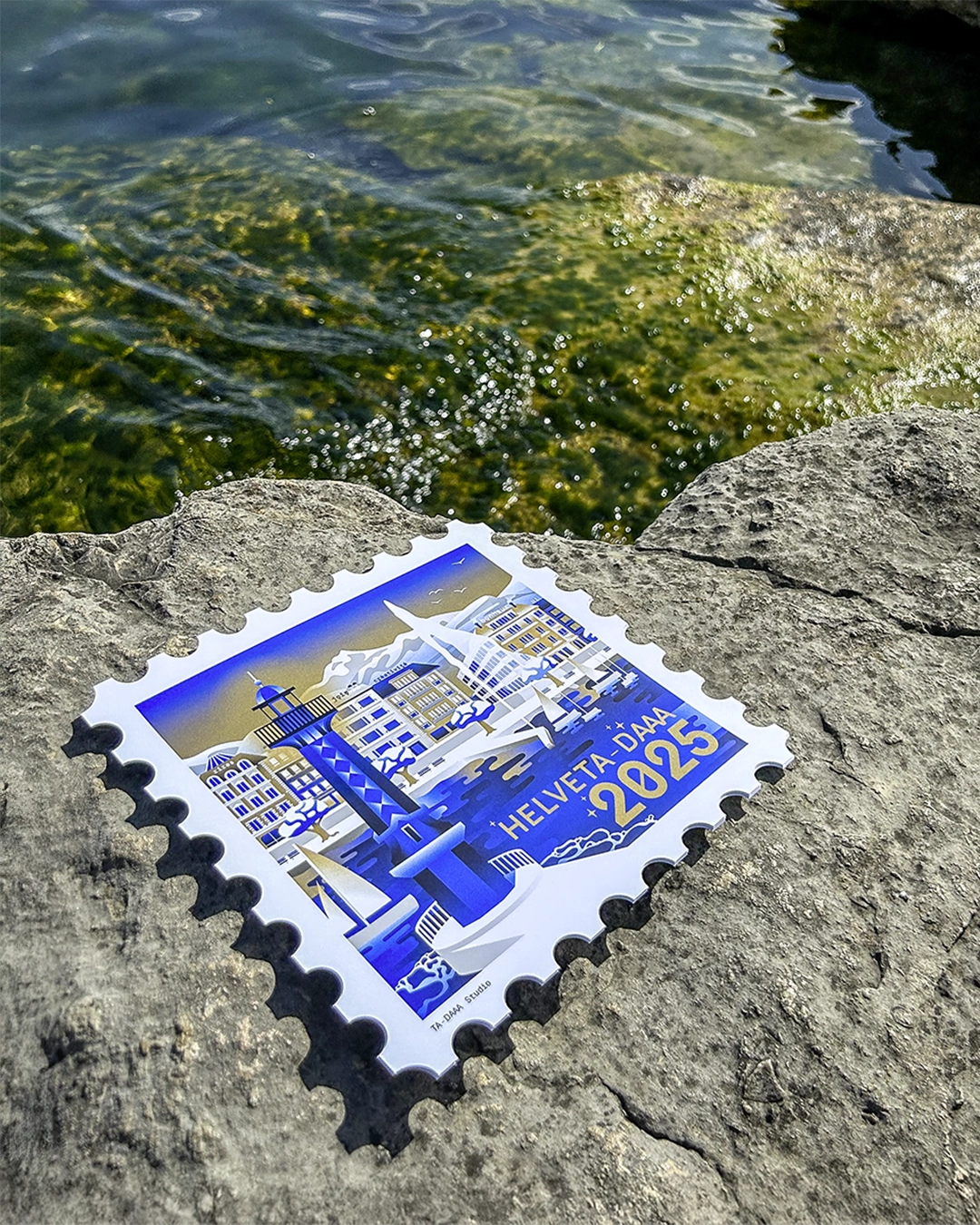 TaDaaa-carte-voeux-2025-Timbre-Lac-Leman