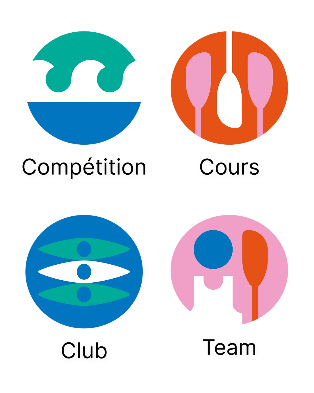 graphisme stoty à lune : compétition cours club team