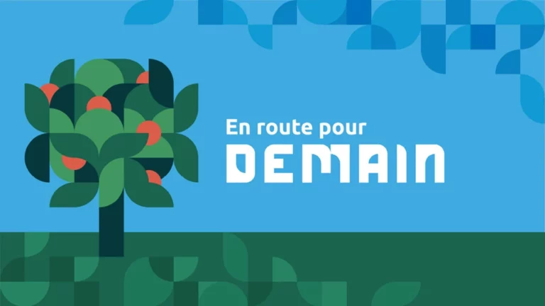 en route pour demain illustration