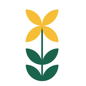 picto fleur jaune