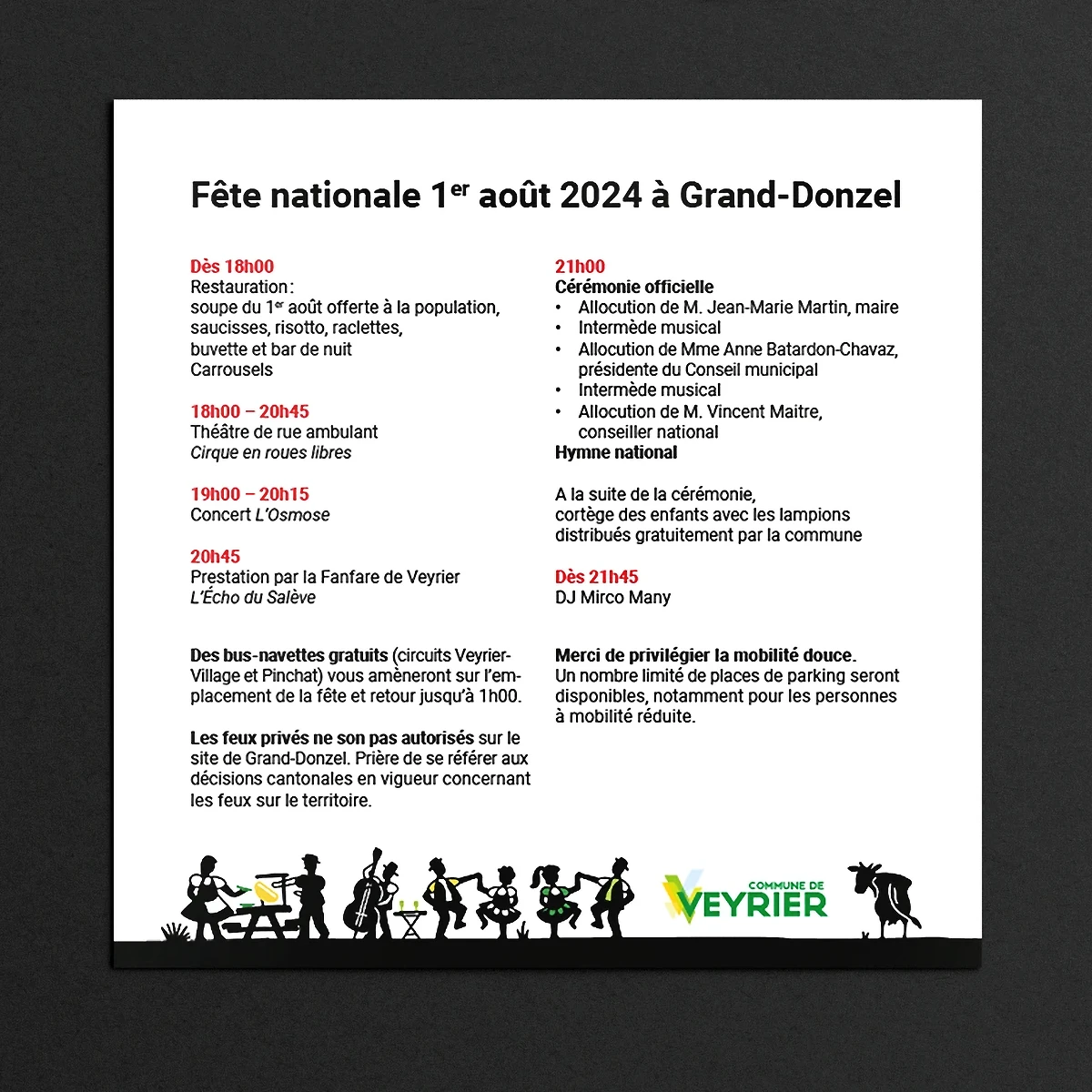 mise ne page du dos du flyer et graphisme