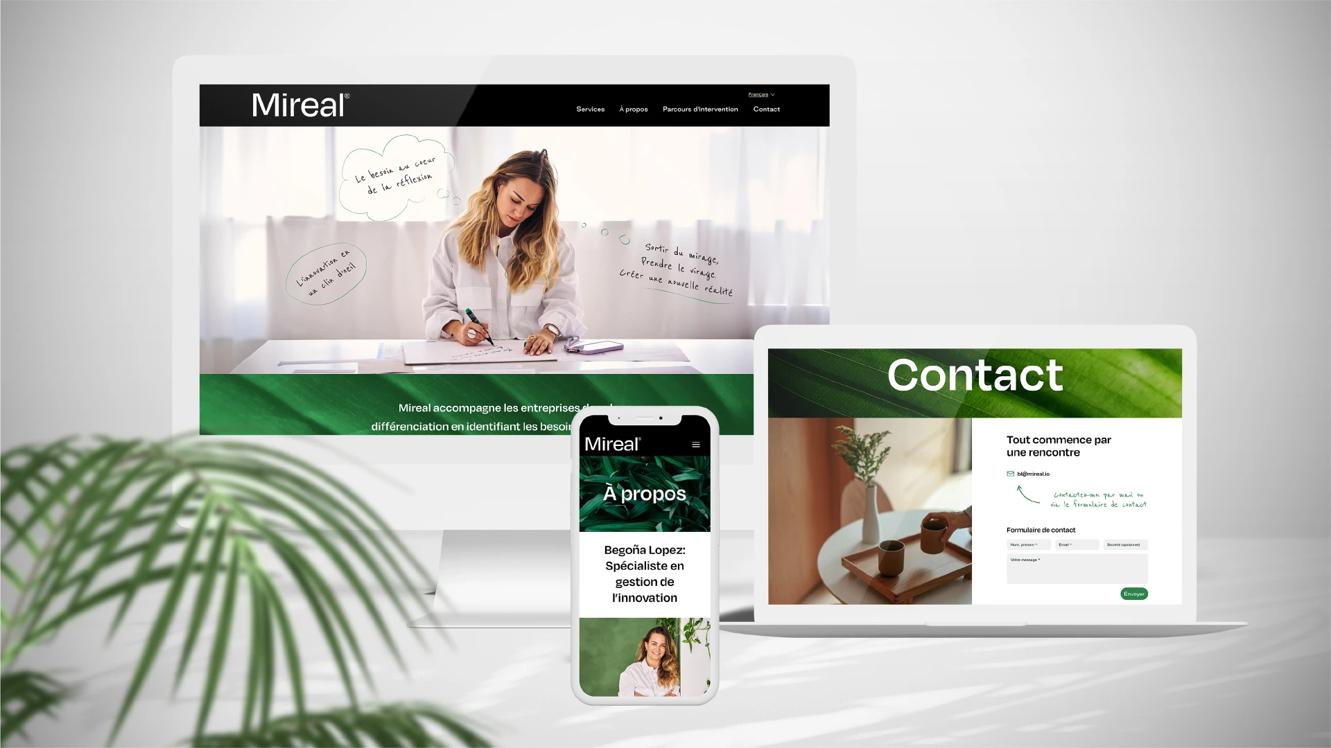 mockup site internet