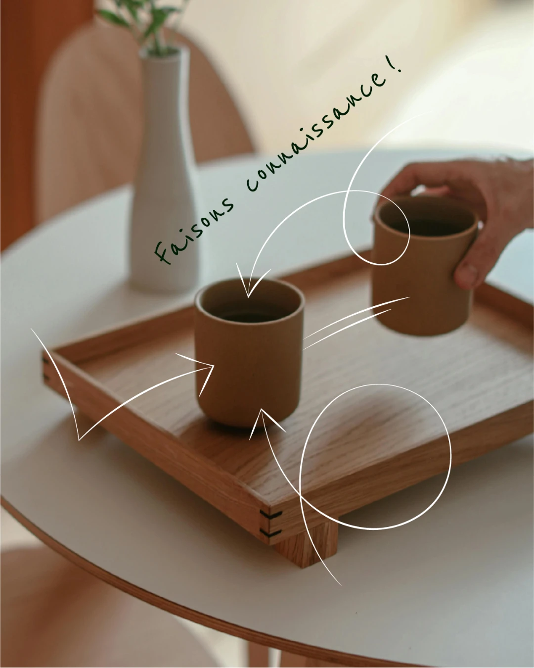éléments graphiques sur photo
